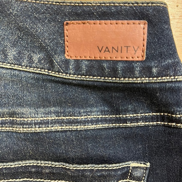 Vanity Ultra ‘Sasha’ Curvy Skinny Dark Wash Jeans size 28 Short NWT - Picture 8 of 8